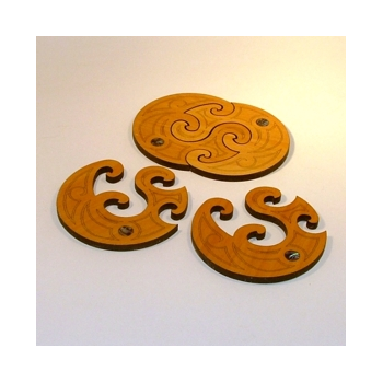 Twin Coasters Set of 4