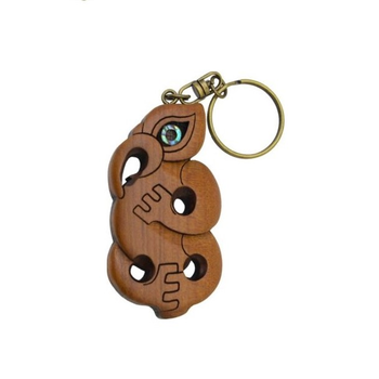 Carved Keychain Manaia