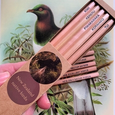 New Zealand Bird Pencil Pack of 5 Boxed-lifestyle-The Vault