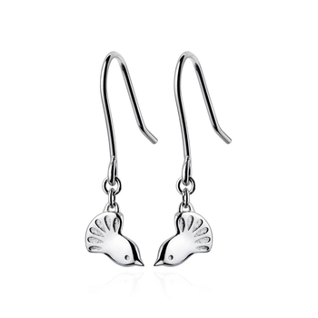 Silver Fantail Earrings