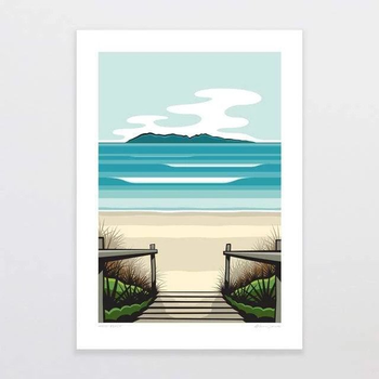 Waihi Beach A4 Print