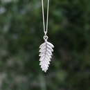 Small Fern Pendant Silver