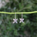 Tapa Earrings Swing Hook Silver