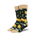 Men's Crew Aloha Floral Black