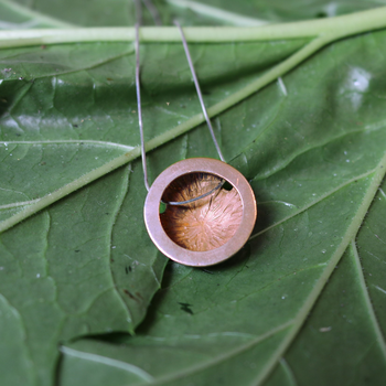 Medium Pod Pendant Bronze