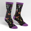 Female Crew Socks Forest Friends