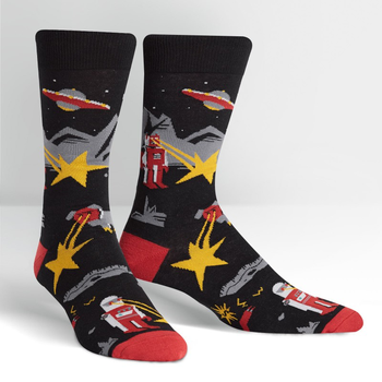 Men's Crew Socks Zap! Zap!