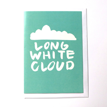 Long White Cloud Card