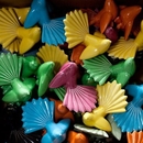 Ceramic Fantail - Soda Green