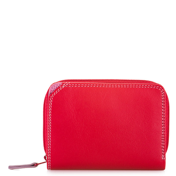 Small Wallet w Zip Purse Ruby 