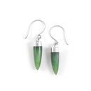 Pounamu Point Earrings