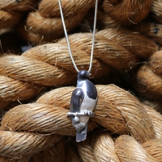 Kereru Pendant Silver-jewellery-The Vault