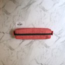 Box Pencil/Makeup Case Red Geo