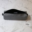 Box Pencil/Makeup Case Black Stripes