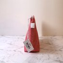 Large Makeup Bag Red Geo