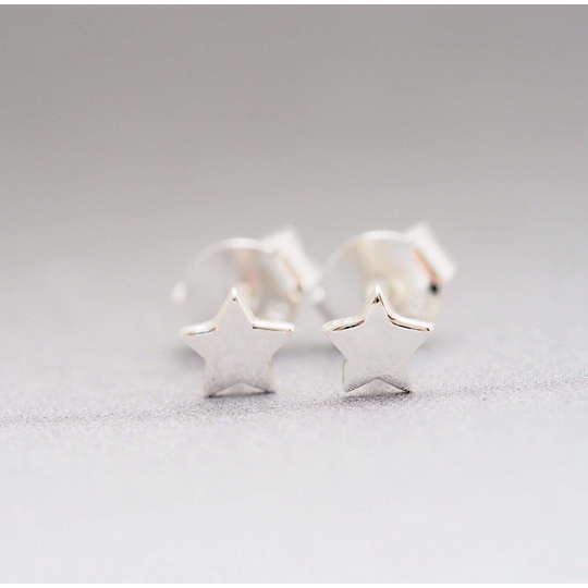 Astra Star Studs Silver