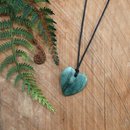 Darren Hill Pounamu Pendant Heart Small