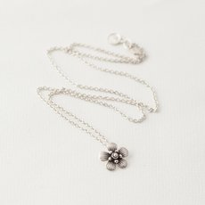 Manuka Charm Necklace Silver-jewellery-The Vault