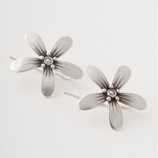 Blossom Earrings Silver