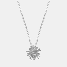 Mt Cook Lily Chain Necklace Silver-jewellery-The Vault