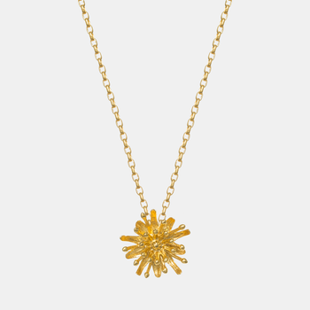 Mt Cook Lily Chain Necklace Gold Plate