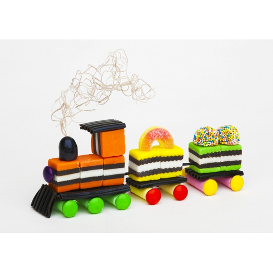 Liquorice Train Card
