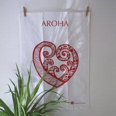 Pacific Aroha Teatowel-artists-and-brands-The Vault