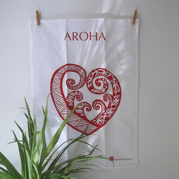 Pacific Aroha Teatowel