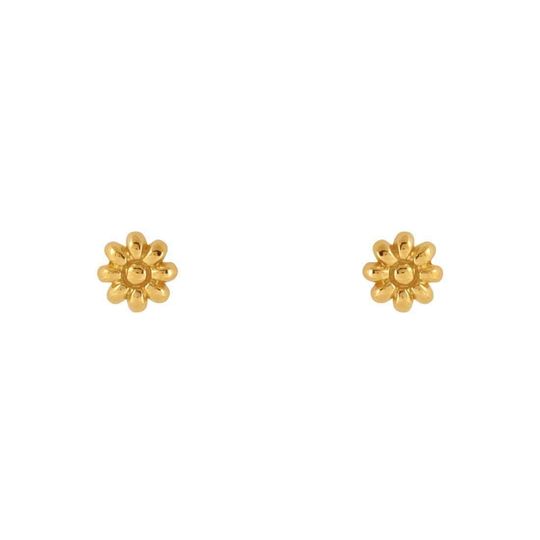 Wild Flower Studs Gold Plated