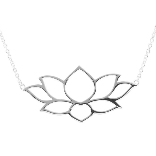 Holding The Light Lotus Necklace