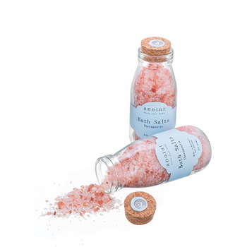 Pink Bath Salts Bottle 