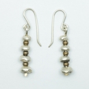 Pirepire Earrings Silver Brass