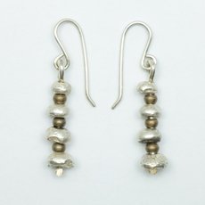 Pirepire Earrings Silver Brass-jewellery-The Vault