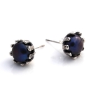 Crown Studs Silver Freshwater Pearl