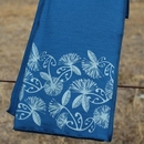 Merino Scarf Koru Pohutukawa Azure