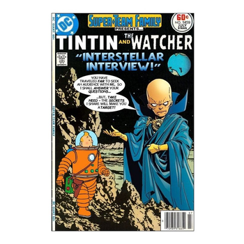 Tintin and the Watcher Print A4