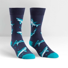 Men's Socks Shark Attack-artists-and-brands-The Vault