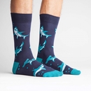 Men's Socks Shark Attack