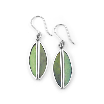 Antipodes Earrings Greenstone Hooks