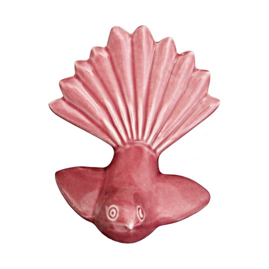 Ceramic Fantail - Pink