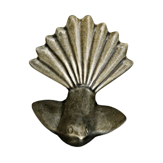Ceramic Fantail - Soda Grey