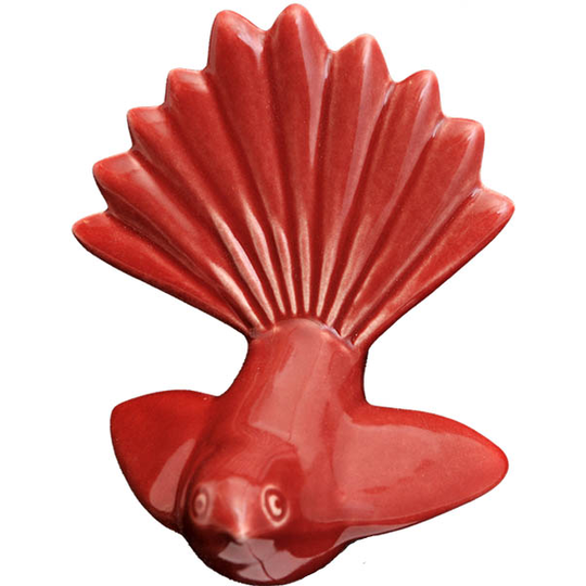 Ceramic Fantail - Red