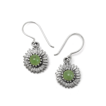 Daisy Earrings Pounamu